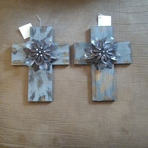 Rustic Cross wall decor